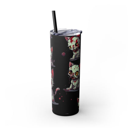 ZOMBIE KITTIES Skinny Tumbler - Mutated Kitten Zombies Insulated Cup