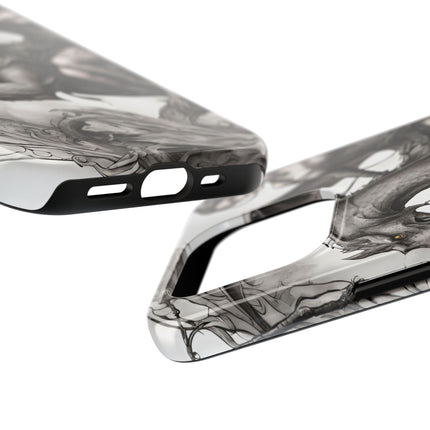 DRAGON AND MORPHING REPTILIAN BEAUTY Phone Case