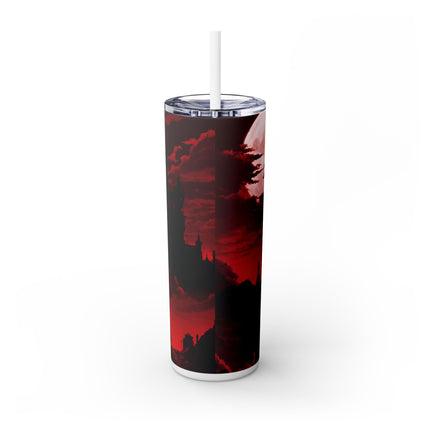 THE CURSED NIGHT BEGINS - Video Game Inspired Insulated Skinny Tumbler