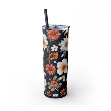 FLOWERS BLOSSOM Tumbler- Fitness Gym Workout Travel Drink Holder
