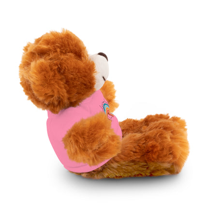 FIND YOUR INNER HAPPY PLACE Inspirational Rainbow Stuffed Animal