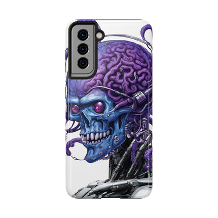 BLUE ALIEN SKULL Phone Case