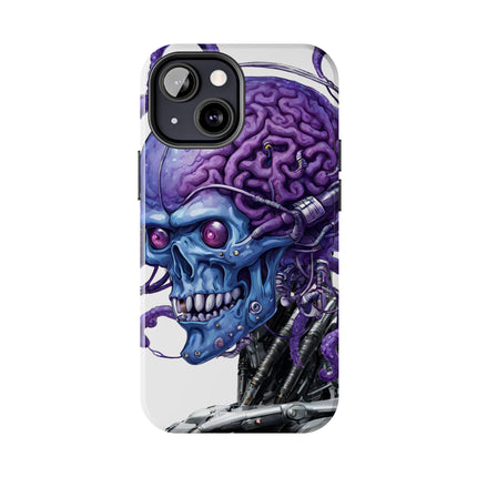 BLUE ALIEN SKULL Phone Case
