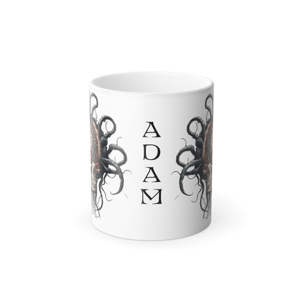 PERSONALIZED Evil Alien Skull Coffee Mug | Tentacle Robotic Cyborg Brain Cup | Gift For Him | Video Game Inspired Mug | Gift For Her