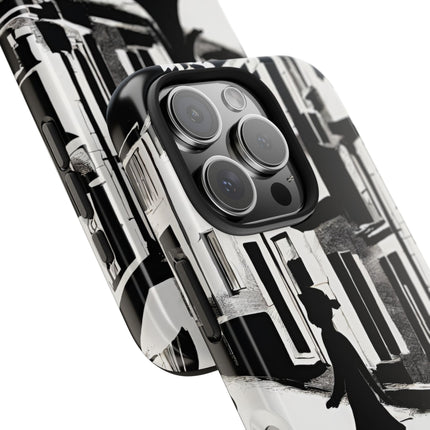 VINTAGE CITY CAT ALLEY WAY Phone Case