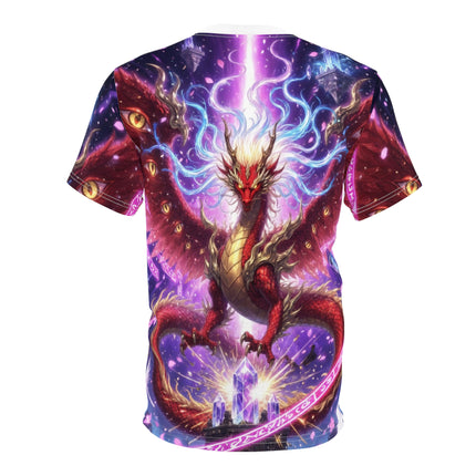 JAPANESE SOUL DRAGON SPIRIT All-Over Print Tee — Mystic Crystal Fantasy Shirt