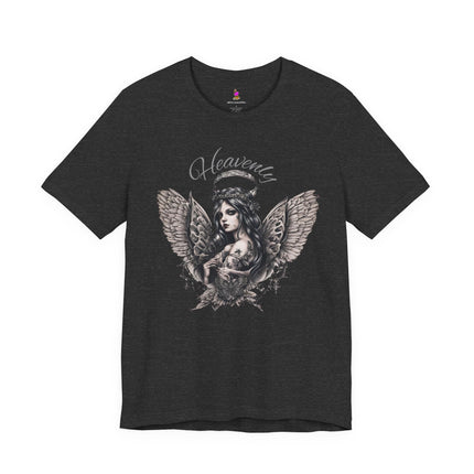 HEAVENLY Butterfly Winged Angel T-Shirt - Beautiful Spiritual Art Tee