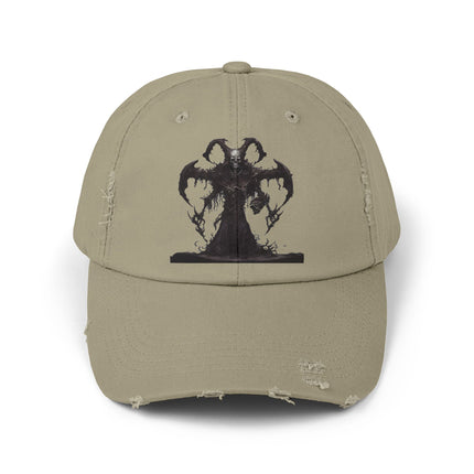 DEATHeCUTIONER Series Executioner Hat | Depths of Hell Rising Skeleton Cap | Trendy Evil Dust & Bones Grim Reaper Spring, Summer Wear Gift