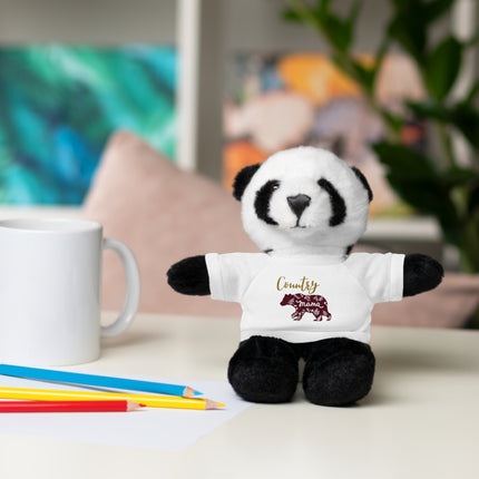 COUNTRY MAMA BEAR Stuffed Animal Teddy with Tee