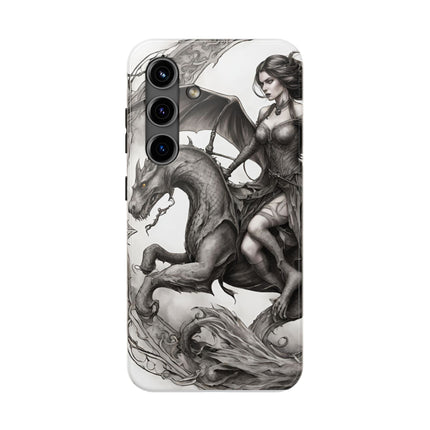 DRAGON AND MORPHING REPTILIAN BEAUTY Phone Case