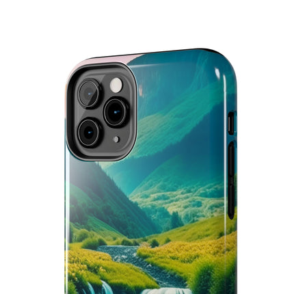 FLOWER CASCADE MOUNTAINS Phone Case