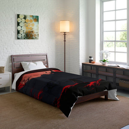 CURSED RING OF LUNAR BLOOD Video Game Inspired Comforter