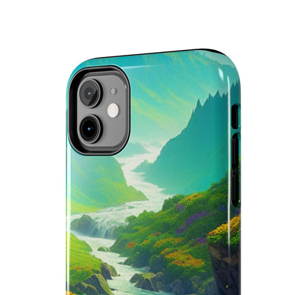RIVER SPRING FLOWER VALLEY Phone Case