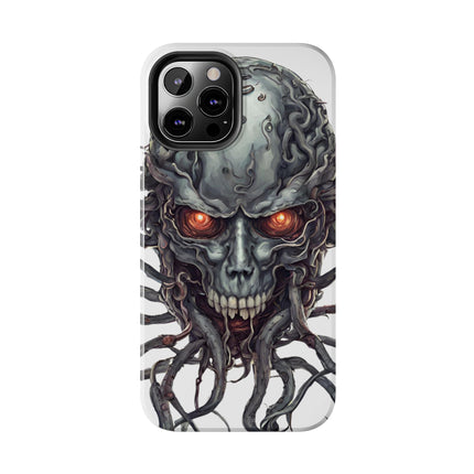 TENTACLED METAL ALIEN SKULL Phone Case