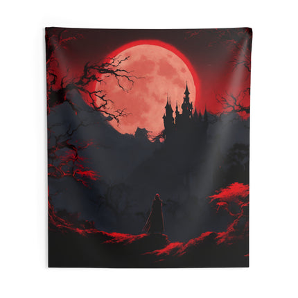 CURSED RING OF LUNAR BLOOD Video Game Inspired Art Tapestry
