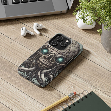 ALIEN IRON TENTACLED SKULL Phone Case