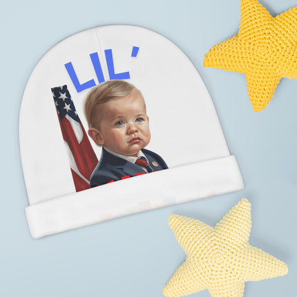 Baby Beanie Hat, Trump Baby Beanie, Lil Trumper Hat, Political Baby Beanie, Patriotic Baby Beanie, Red White Blue Baby Hat, Cute Baby Gift