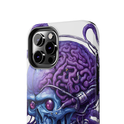 BLUE ALIEN SKULL Phone Case