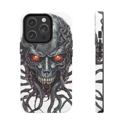 TENTACLED METAL ALIEN SKULL Phone Case