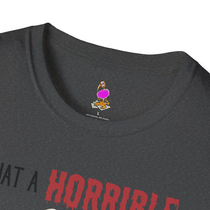WHAT A HORRIBLE NIGHT TO LOSE A PURSE! Halloween Funny Video Game Inspired Pride Tee | LGBTQ Mens Womens Tshirt