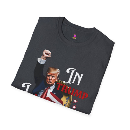 IN TRUMP I TRUST President Donald Trump Fight T-Shirt - MAGA Tee