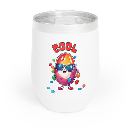 COOL JELLY BEAN Wine Tumbler - Colorful Cartoon Partying Cooler