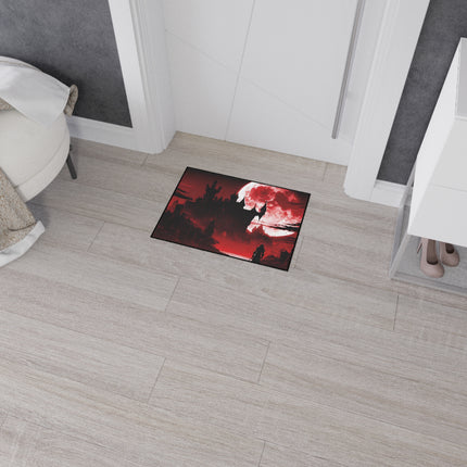 LOOKING OVER THE ABYSS OF SOULLESS EVIL Video Game Inspired Floor Mat