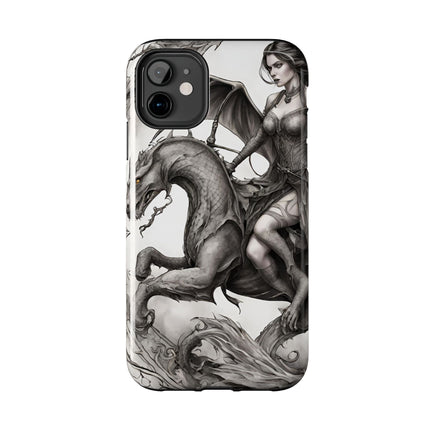 DRAGON AND MORPHING REPTILIAN BEAUTY Phone Case