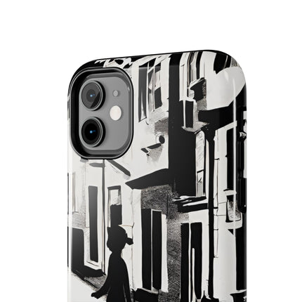 VINTAGE CITY CAT ALLEY WAY Phone Case