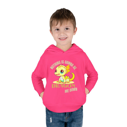 NOTHING IS GONNA BE DRAGON ME DOWN Toddler Hoodie - Boys or Girls Cute Dragon Fleece Pullover