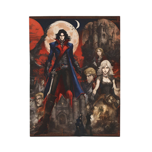 LEGENDARY FIGHTERS ALIGN AGAINST EVIL Video Game Inspired Collage Blanket