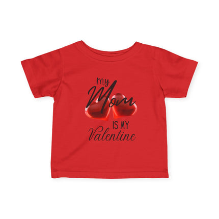 Valentines Day Gift for Mom and Son or Daughter Shirt, Toddler Heart Valentine Child Tee, Cute Love Kids Short Sleeve Tshirt