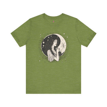 MOON GODDESS T-Shirt - Mystical Lunar Feminine Divine Art Tee