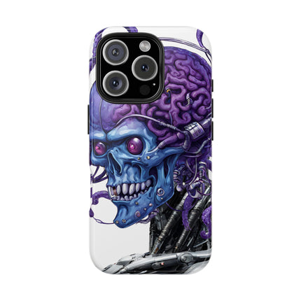 BLUE ALIEN SKULL Phone Case