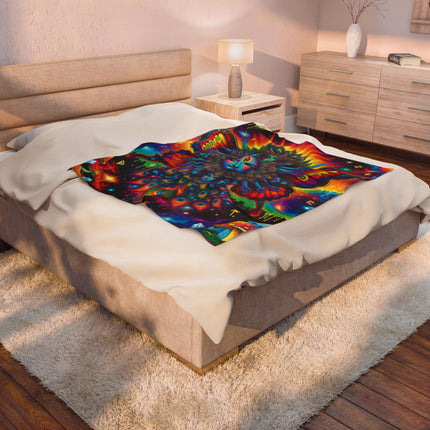 PSYCHEDELIC GODDESFLY Trippy Blanket