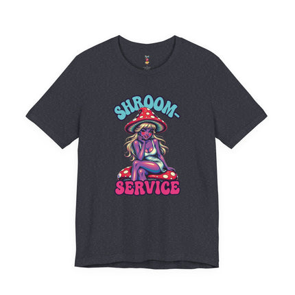 SHROOM SERVICE T-Shirt Provocative Seductive Sexy Cartoon Tee