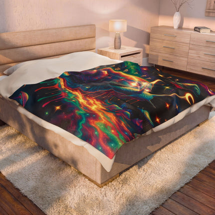 TRIPPY SNAIL GUIDER Psychedelic Blanket