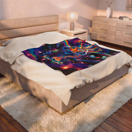 EYE OF THE TIGRESS Galaxy Psychedelic Blanket