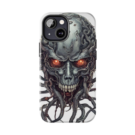 TENTACLED METAL ALIEN SKULL Phone Case