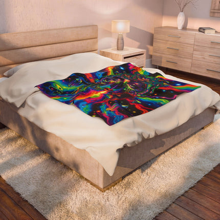PSYCHEDELIC MIND BENDING PORTAL GODDESS Trippy Blanket