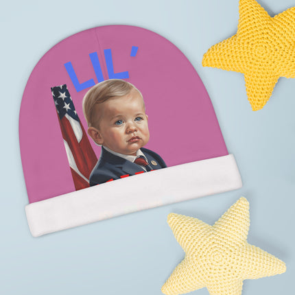 Baby Beanie Hat, Trump Baby Beanie, Lil Trumper Hat, Political Baby Beanie, Patriotic Baby Beanie, Red White Blue Baby Hat, Pink Baby Gift