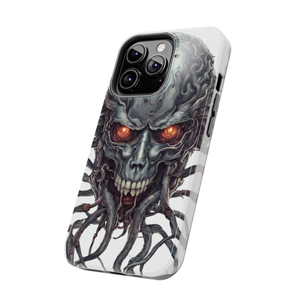 TENTACLED METAL ALIEN SKULL Phone Case