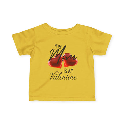 Valentines Day Gift for Mom and Son or Daughter Shirt, Toddler Heart Valentine Child Tee, Cute Love Kids Short Sleeve Tshirt