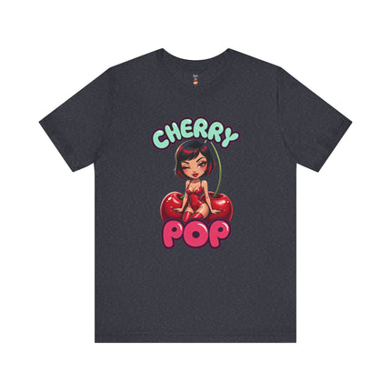 CHERRY POP T-Shirt Provocative Seductive Sexy Cartoon Tee