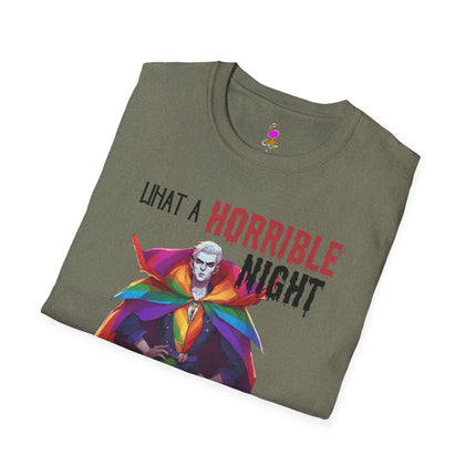 WHAT A HORRIBLE NIGHT TO LOSE A PURSE! Halloween Funny Video Game Inspired Pride Tee | LGBTQ Mens Womens Tshirt