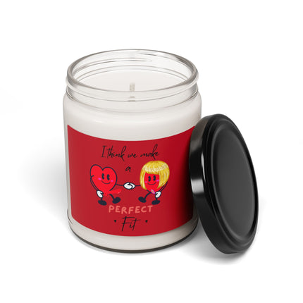 WE MAKE A PERFECT FIT Adult Humor VALENTINES Gift Candle