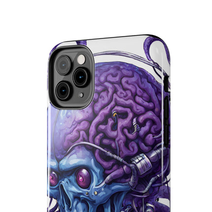 BLUE ALIEN SKULL Phone Case