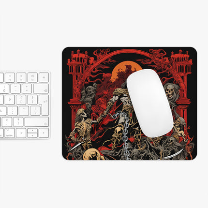 SURROUNDED BY THE EVILS OF DARKNESS Video Game Inspired Mouse Pad