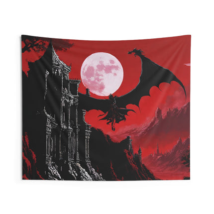 ONLY THE NIGHT CAN SPAWN SUCH EVIL Video Game Inspired Wall Tapestry