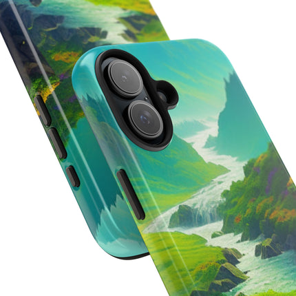 RIVER SPRING FLOWER VALLEY Phone Case